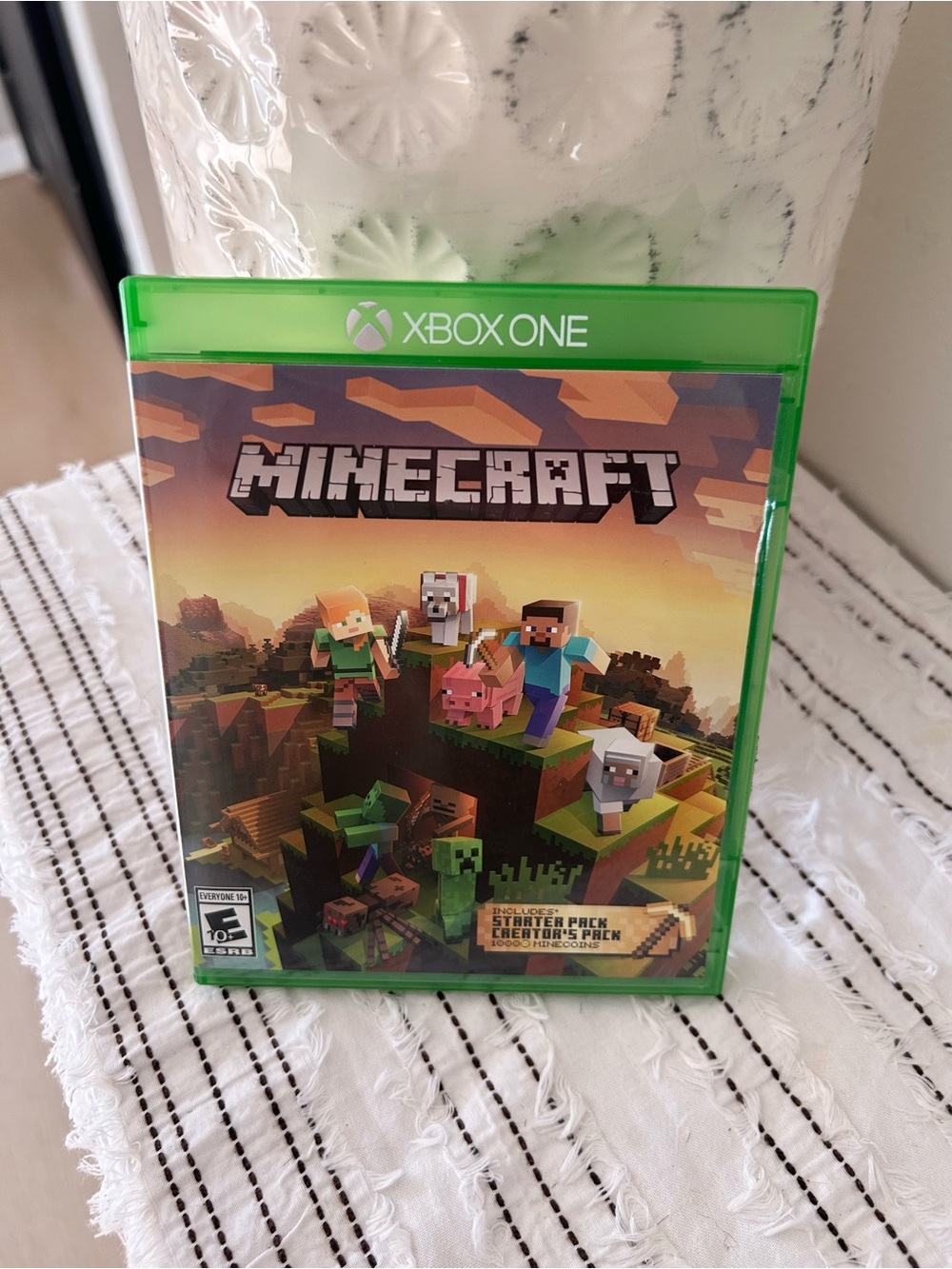 Minecraft Xbox One Game Disc Survival Creative Building Video Game